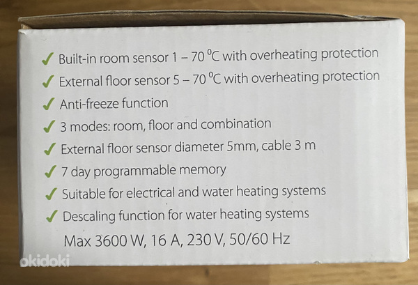 Сенсорный термостат HT125 (фото #2)