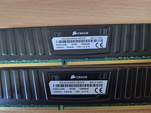 Corsair Vengeance LP (low profile) 2x4GB DDR3 1600mhz (3 foto / 3)