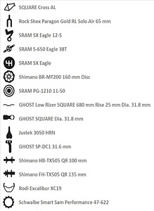Hübriidratas Ghost Square Cross Essential Sram 1x12 (8 foto / 8)