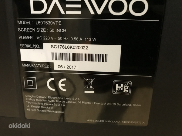 Dae\voo L50T630VPE (фото #1)