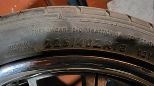 Диски и резина Dunlop R18 (4 фото из 6)