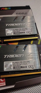G.SKILL Trident Z RGB Black F4-3600C16D-32GTZRC, DDR4, 32 GB (2 foto / 3)