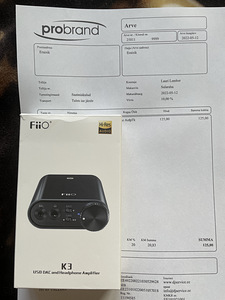 Fiio - усилитель для наушников K3 Type-C (3 фото из 3)