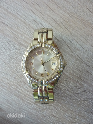GUESS ОРИГИНАЛЬНЫЕ ЧАСЫ С КРИСТАЛЛАМИ НОВАЯ БАТАРЕЯ