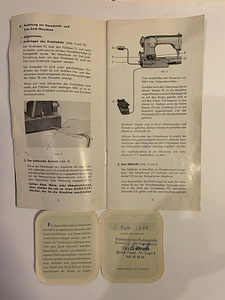 Антик. эл. шв. машина DÜRKOPP в чехле 1954г (8 фото из 9)