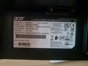Acer monitor 24 tolli (2 foto / 2)