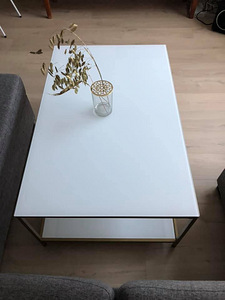 Diivanilaud, 70x110xH45cm, klaas, valge (3 foto / 3)