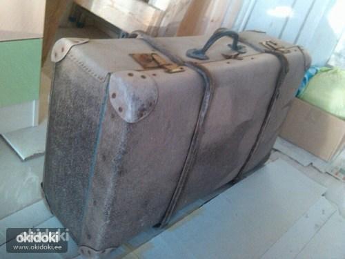 Ретро чемодан, ручной работы (фото #2)