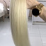 Волосы блонд славянские 140 прядей 60 см (фото #1)