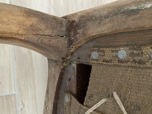Vintage rokokoo tool (8 foto / 10)