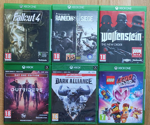 Xbox One S, 2 пульта, 7 игр (2 фото из 2)