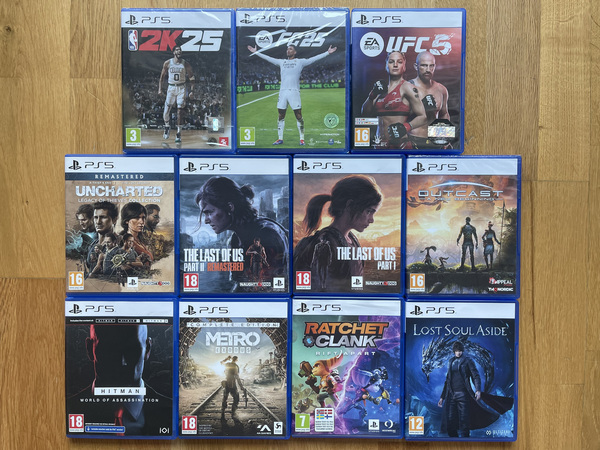 Sony PS5 mängud