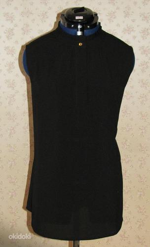 Calvin Klein новая черная праздничная блузка, M (фото #1)