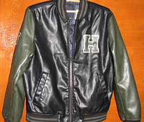 Hilfiger мужская кожаная куртка, размер L, новая