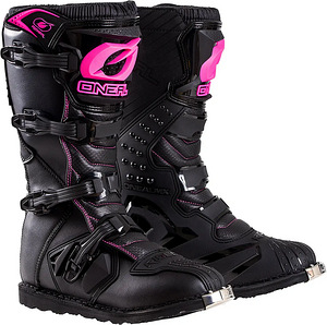 Мотоциклетные ботинки o'Neal, черный/розовый, размер 6; новый