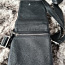 Crossbody черная кожаная сумка (фото #3)