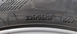 235/55 R18 Goodyear Eagle F1 kumm (3 foto / 10)
