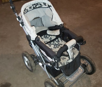 Lapse jalutuskäru, kasutatud, pärast ühe lapse sündi.