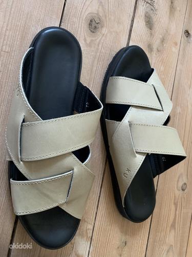 Летние бежевые летние туфли TOKU № 41 (фото #1)