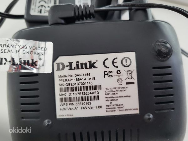 D-Link Acces point / Беспроводная точка доступа (фото #2)