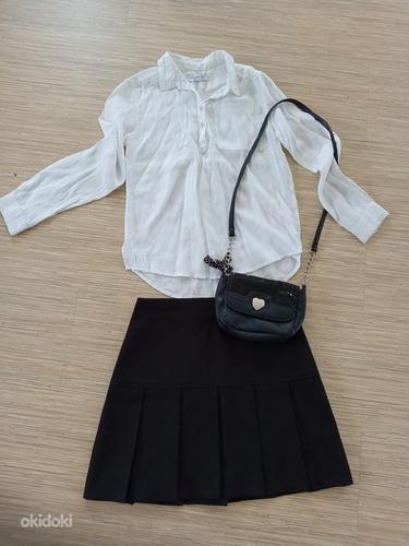 Блузка + юбка + сумка, размер 134см (фото #1)