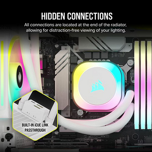 ICUE LINK H150i RGB —White (6 foto / 9)