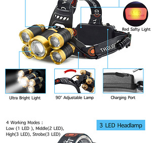 Pealamp 10000lm (zoomitav) (6 foto / 6)