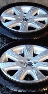 Оригинальные литые диски VW 5×112 16 с хорошими летними шинами (4 фото из 4)