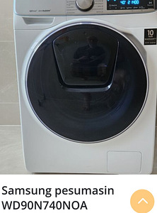 Pesumasin kuivatiga Samsung 9/5 WD90N740NOA (3 foto / 3)