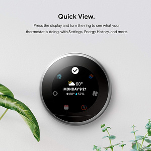 Google Nest kütte nutitermostaat GEN3 stainless (3 foto / 10)
