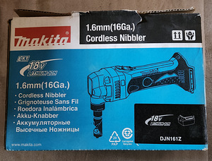 Akuplekilõikur Makita DJN161Z 18V 1,6mm (6 foto / 6)
