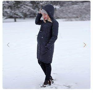 Зимняя куртка(пальто) для беременных L-XL р.
