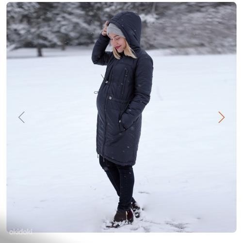 Зимняя куртка(пальто) для беременных L-XL р. (фото #1)