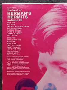Herman's Hermits "Лучшее из Herman's Hermits vol. III" США (5 фото из 5)