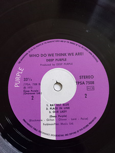 Deep Purple "Who We Think We are" (3 foto / 5)