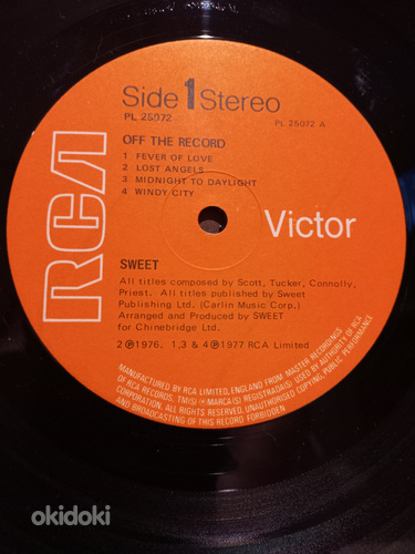 Sweet "Off the Record" UK (фото #3)