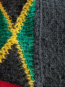 Jamaica / rasta / reggae kootud sall (2 foto / 2)