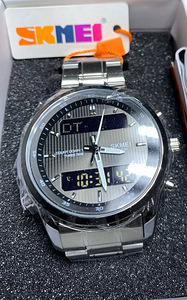 SKMEI 2049 Analog Digital Stainless Steel Men’s Watch (1 foto / 7)