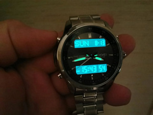 SKMEI 2049 Analog Digital Stainless Steel Men’s Watch (2 foto / 7)