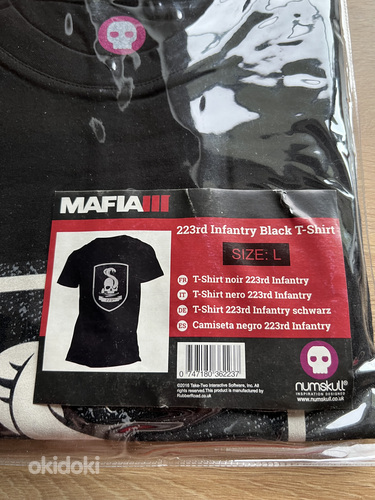 Футболка mAFIA III коллекционная новая в упаковке, размер L (фото #2)