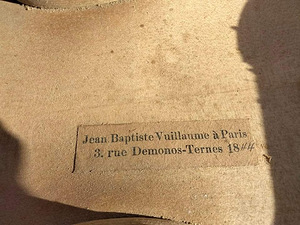Viiul Jean Baptiste Vuillaume a Paris (1 foto / 3)