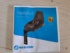 Turvahäll Maxi Cosi i-size ISOFIX + alus Family Fix2 0-12kg (4 foto / 7)