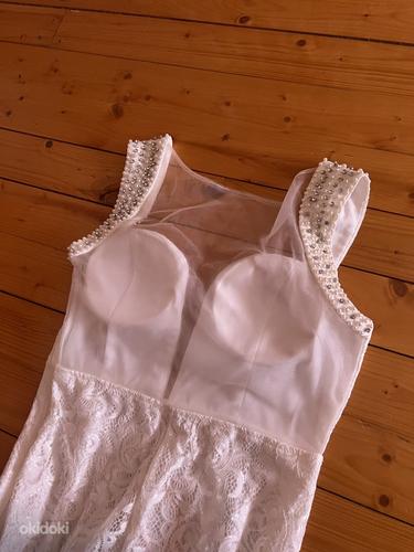 Uus valge kleit suurus L (foto #2)