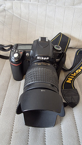 Nikon D80 komplekt + objektiiv, aku, laadija ja kott (3 foto / 6)