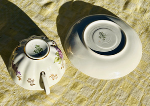 Teetassi komplekt "Sireen" (Dulevo, 1957-59) (5 foto / 5)