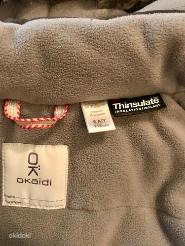 Зимняя куртка okaidi Thinsulate 116 см (как новая) (фото #2)