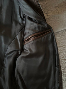 Meeste jope, Hugo Boss, nahktagi (5 foto / 5)