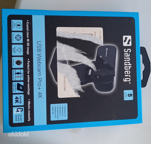 Веб-камера 4K HD Sandberg USB Web am Pro+ 4K (фото #3)