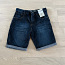 Новые короткие джинсы на 152 размер (фото #1)