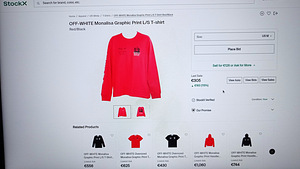 Off-White Long Sleeve Mona Lisa Tee (10 foto / 10)